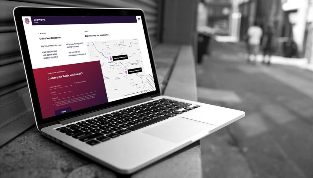 googlemaps Strony internetowe Wrocław - Dst Design